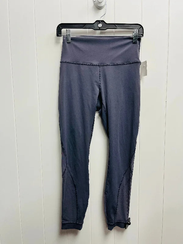 Athletic Leggings By Lululemon In Grey, Size: M