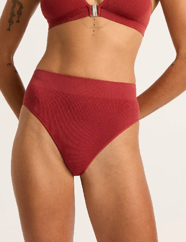 Lyolyte High Waist G-String - Ruby