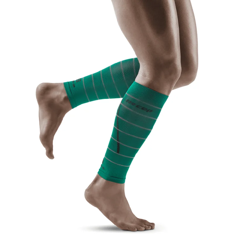 Reflective Compression Calf Sleeves for Men