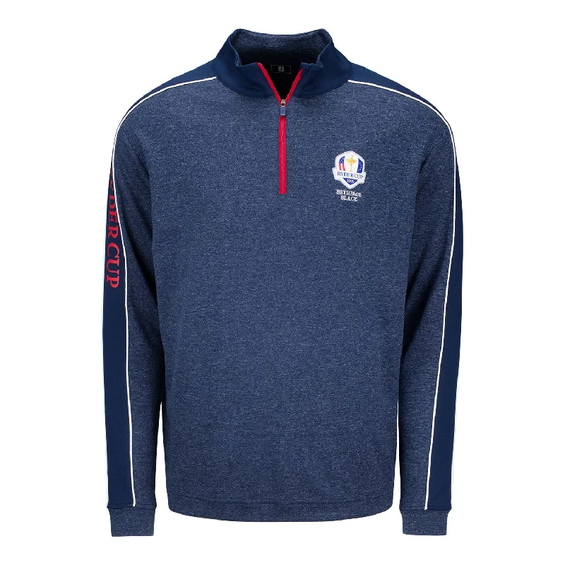 FootJoy 2025 Ryder Cup Quarter Zip Midlayer in Navy