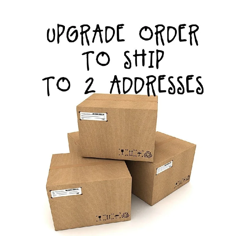 Upgrade Order to ship to 2 Separate Addresses