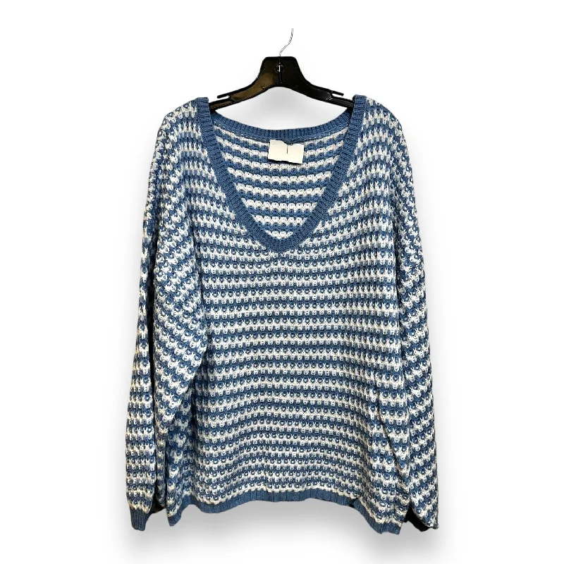 Sweater By Cmf In Blue, Size: L