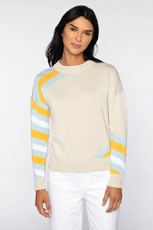 Kinross Stripe Crew Sweater