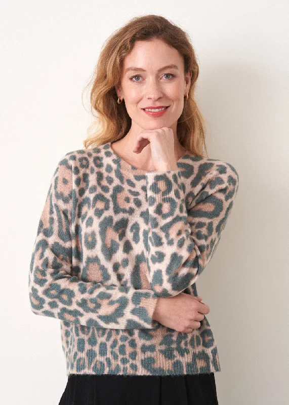 MARGOT LEOPARD PRINT SWEATER