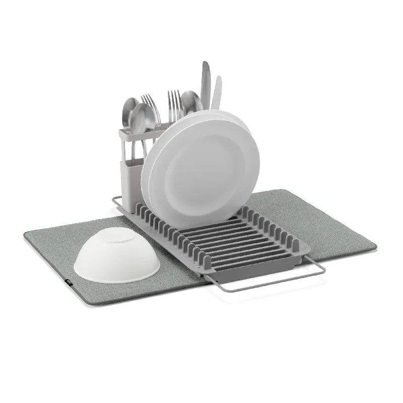 UDry Over the Sink Dish Rack with Mat