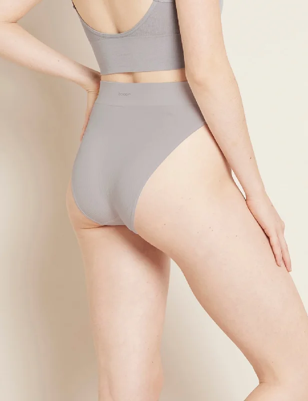 LYOLYTE Ribbed High Leg Brief - Mist