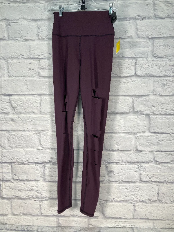 Athletic Leggings By Alo In Purple, Size: S