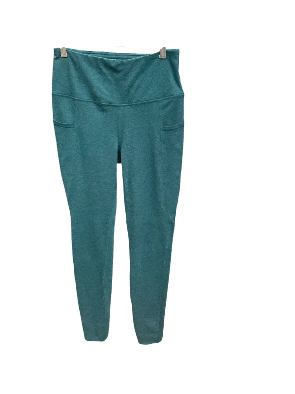 Athletic Leggings By Gaiam In Green, Size: S