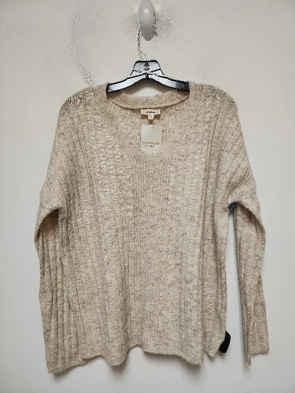 Sweater By Ee Some In Tan, Size: M