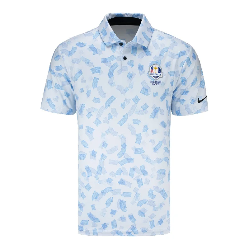 Nike 2025 Ryder Cup Tour Pattern Polo in Blue Tint