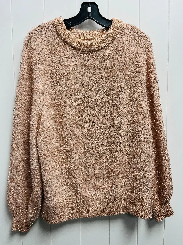 Sweater By Loft In Peach, Size: S