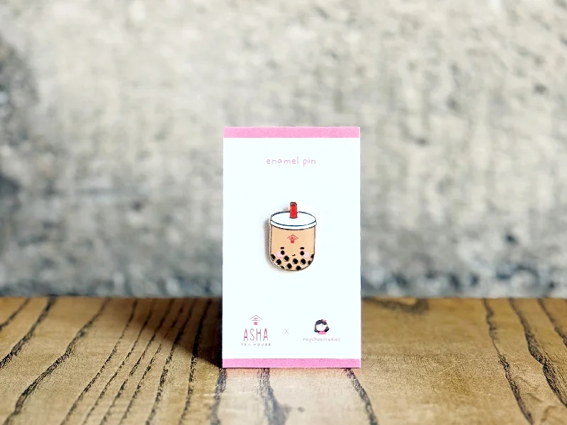 Enamel Asha x Raychoo Studios Boba Cup Pin