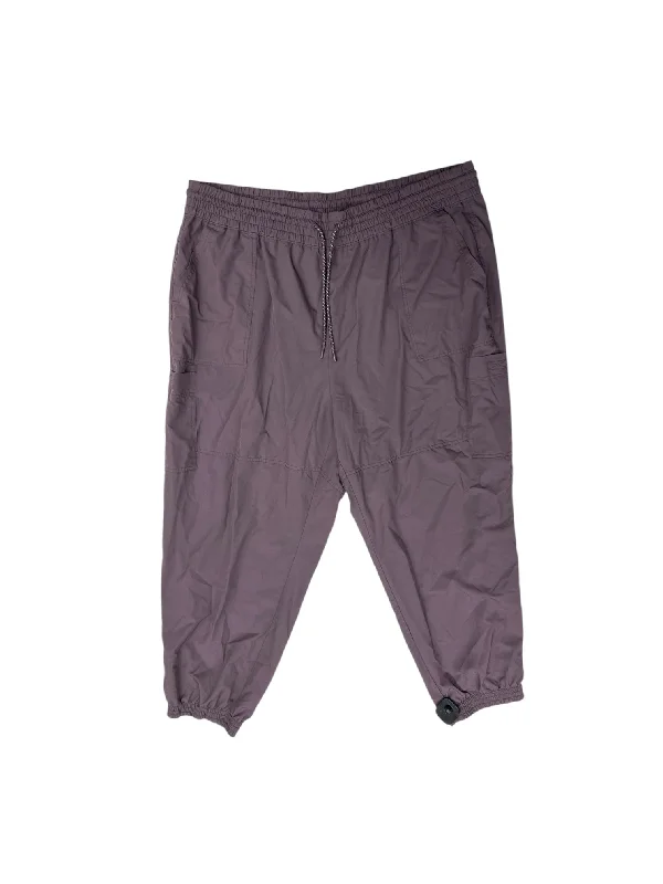 Athletic Pants By Old Navy In Purple, Size: 3x