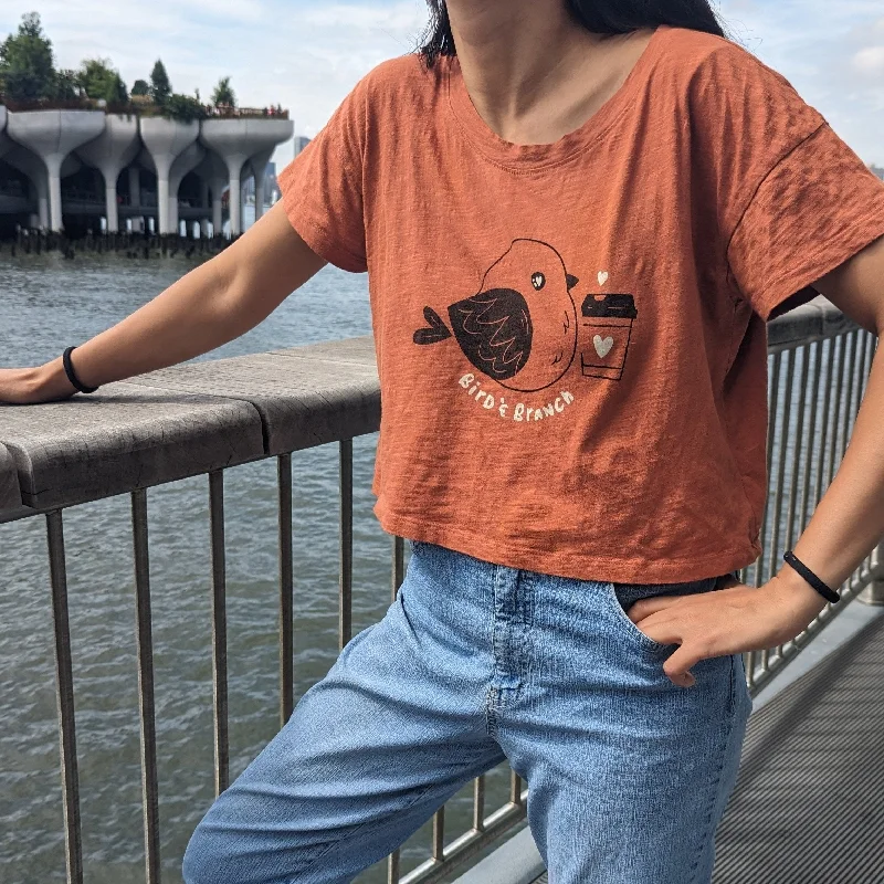 Baby Bird Crop Top - Rust