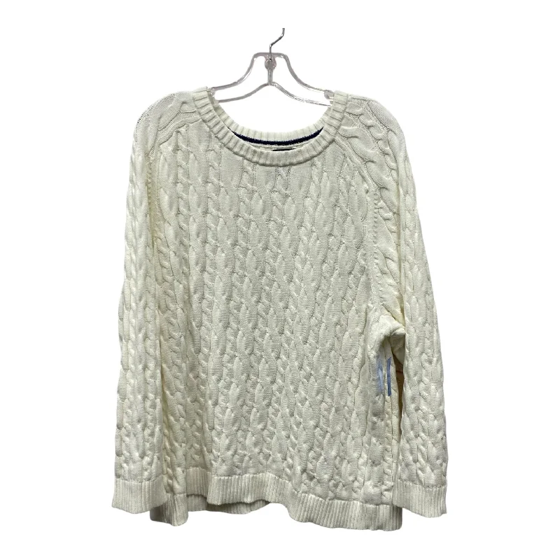 SWEATER by LANDS END In CREAM, Size: 2X