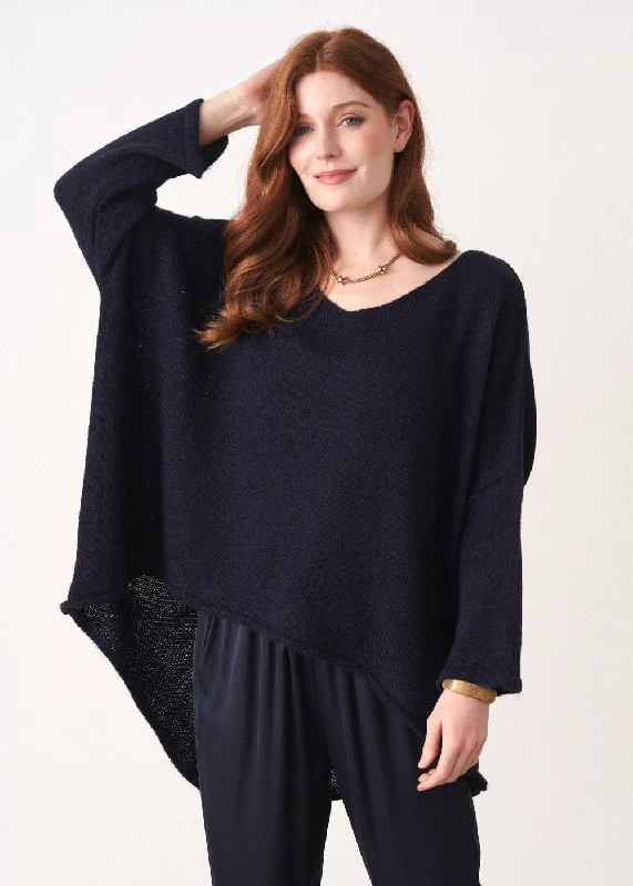 OLIVIA OVERSIZED SWEATER - NAVY