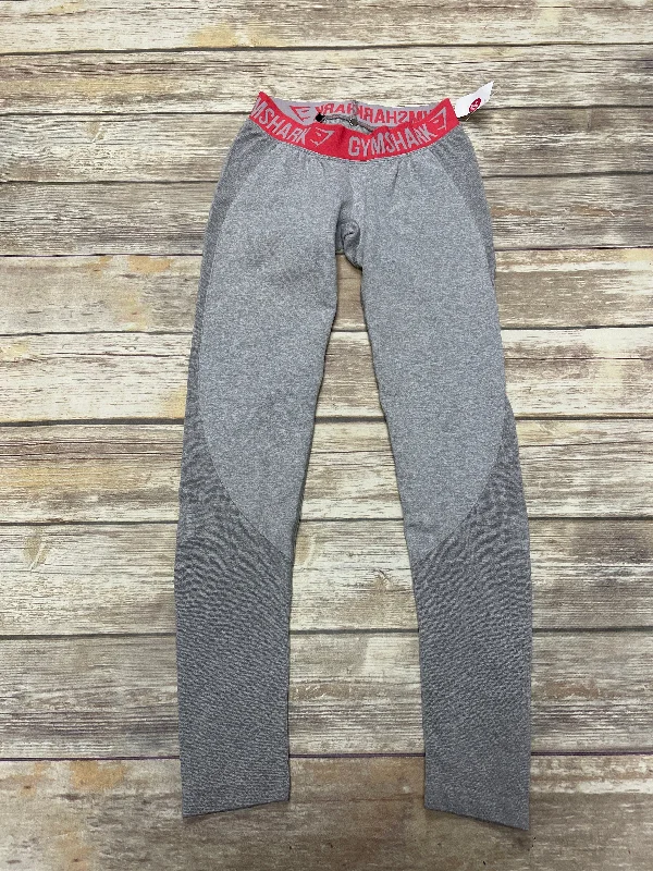 Athletic Leggings By Gym Shark In Grey, Size: S