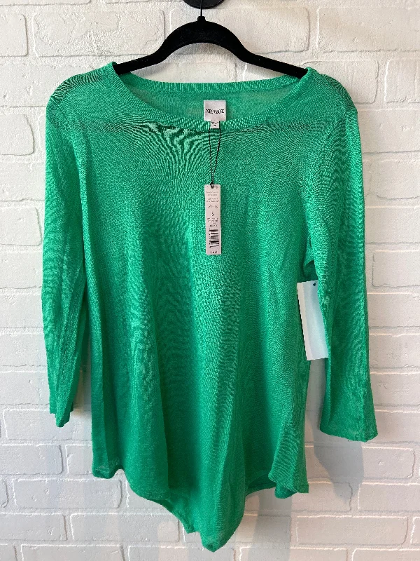 Sweater By Nic + Zoe In Green, Size: S