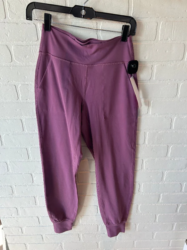 Athletic Pants By Lululemon In Purple, Size: 6