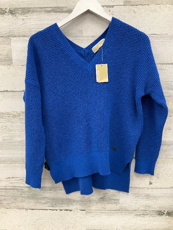 Sweater Designer By Michael Kors In Blue, Size: S