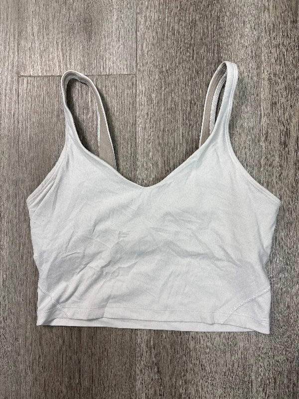 Athletic Bra By Lululemon In White, Size: M