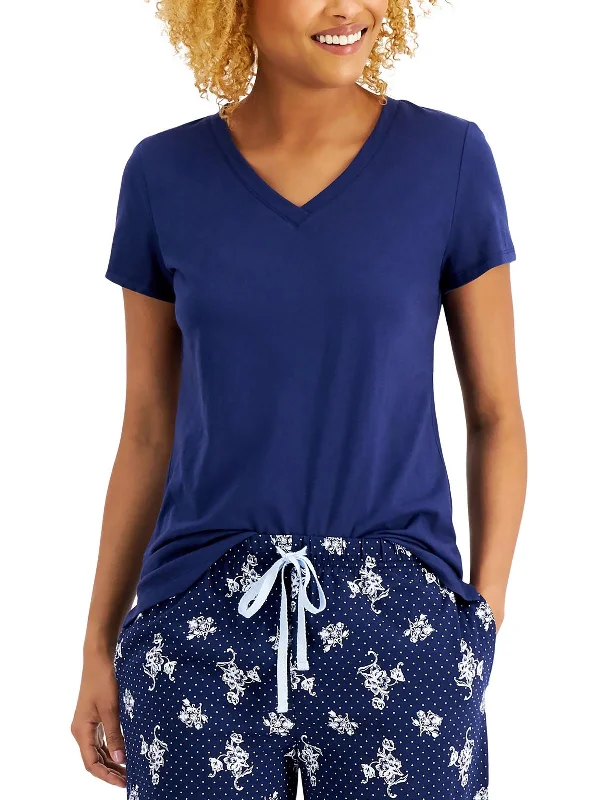 Womens Cotton V-Neck Sleep Shirt