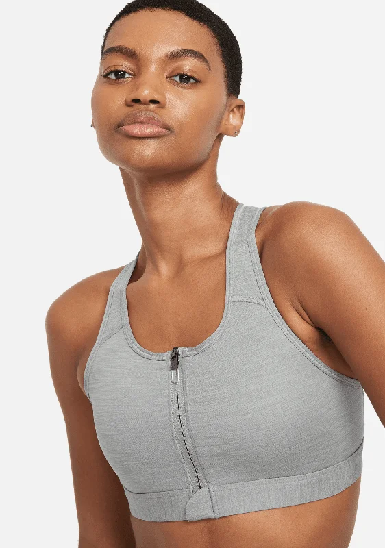 Nike Womens DF Zip Front Swoosh Bra <BR> DD1205 073