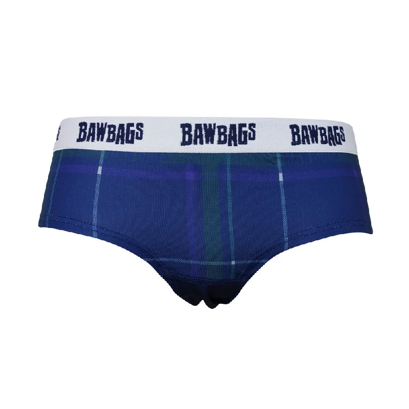 Women's Cool De Sacs Tartan Blue Technical Underwear