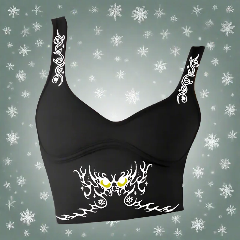 GOTHIC GRINCHY BLACK - CORSET BRA (PRE-ORDER)