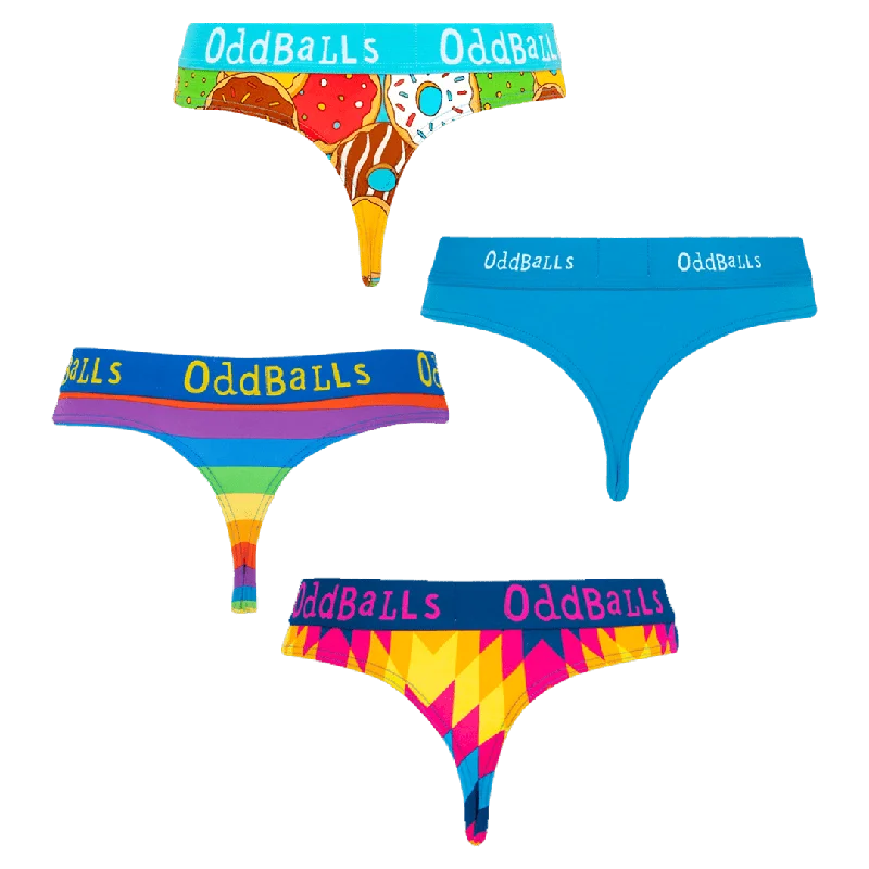 Aurora Bundle - Ladies Thong 4 Pack Bundle