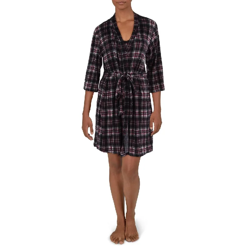 Womens Plaid 3PC Short Set