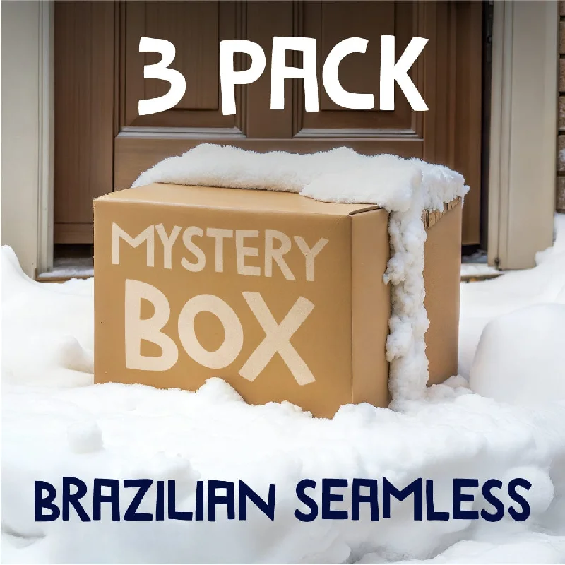 Mystery Seamless Brazilian Briefs Bundle - 3 Pack Bundle