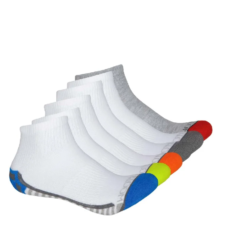 Fruit Of The Loom - Kids' (Junior) 6 Pack Ankle Socks (B2021W6-EA F17WH)