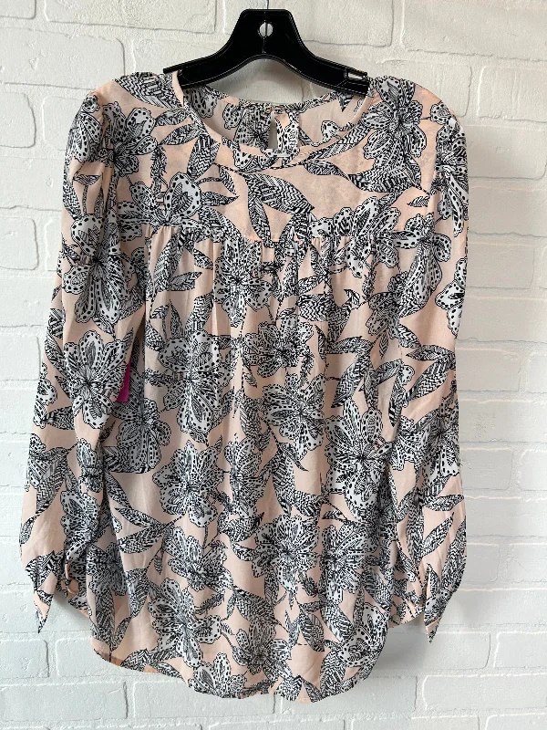 Peach Top Long Sleeve Loft, Size S