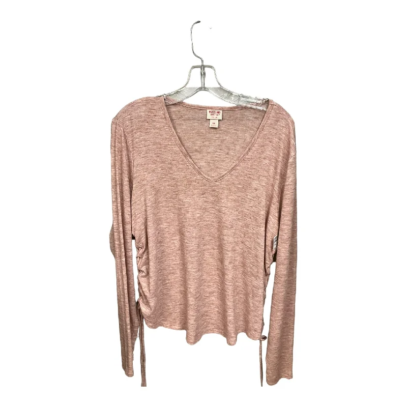 Rose Top Long Sleeve Basic Mossimo, Size Xxl